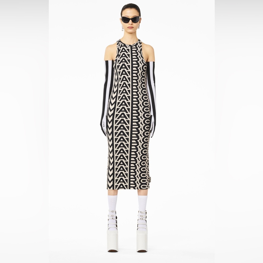 Marc Jacobs Monogram Racer Rib Dress